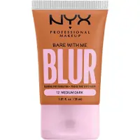 Nyx MAKEUP Foundation Bare With Me Blur Tint 12 Medium Dark, 30 ml