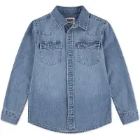 Levi's Kids Chemise 'NEW BARSTOW' bleu denim