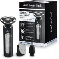 Jean Louis David Tondeuse multifonctionnelle – – Kit de toilettage 4 en 1 – 3 accessoires – Affichage numérique – Noir