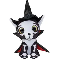 LUMO Stars doudou Lumo Cat SpookyClassic 15 cm noir/blanc