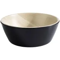 Aps Coupe "FRIDA, Saladier + bol, Noir, Beige, Blanc