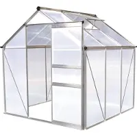 HABITAT ET JARDIN Serre jardin polycarbonate "Hortensia" - 3,65m²