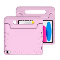 IMoshion Coque kidsproof avec poignée pour Apple iPad 11 (2025) 11 pouces A16 / iPad 10 (2022) 10.9 pouces - Rose clair