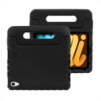 IMoshion Coque kidsproof avec poignée pour Apple iPad Mini 7 (2024) / iPad Mini 6 (2021) - Noir
