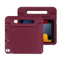 IMoshion Coque kidsproof avec poignée pour Apple iPad 9 (2021) 10.2 pouces / iPad 8 (2020) 10.2 pouces / iPad 7 (2019) 10.2 pouces - Velvet Plum