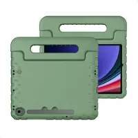 IMoshion Coque kidsproof avec poignée pour Samsung Galaxy Tab S11 / S9 11.0 pouces / S10 Lite / S10 FE / S9 FE 10.9 pouces - Olive Green
