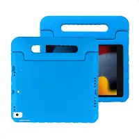 IMoshion Coque kidsproof avec poignée pour Apple iPad 9 (2021) 10.2 pouces / iPad 8 (2020) 10.2 pouces / iPad 7 (2019) 10.2 pouces - Bleu