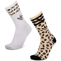 Adidas Chaussettes Leopard Crew Socks 2 Pairs femmes - Multicolore - S