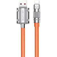 WEKOME WDC-186 Wingle Series - Câble de connexion USB-A à Lightning pour chargement rapide 1 m (Orange)