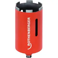 Rothenberger Couronne diamantée DX High Speed Dry 1/2″ Ø 102 mm Longueur 150 mm Nombre de segments 6 (102 mm)