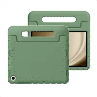 IMoshion Coque kidsproof avec poignée pour Samsung Galaxy Tab A11 Plus / A9 Plus - Olive Green