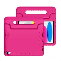 IMoshion Coque kidsproof avec poignée pour Apple iPad 11 (2025) 11 pouces A16 / iPad 10 (2022) 10.9 pouces - Rose