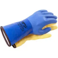SCUBAPRO Dry Gloves Jaune,Bleu L