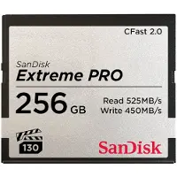 SanDisk SDCFSP-256G-G46D SD CompactFlash Card 256GB Extreme Pro CFast 2.0