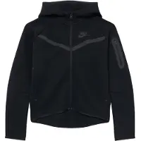 Nike Veste de survêtement 'TCH FLC' gris foncé / noir