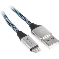 Tracer TRAKBK46269 câble lightning 1 m Noir, Bleu, Argent