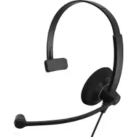 Epos I IMPACT SC 30 - 100 Series - Casque - sur oreille - filaire - déconnexion facile - noir avec argent