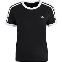 Adidas Originals Slim Femme - T-Shirts, Noir - Taille L (42-44) - Jersey de coton