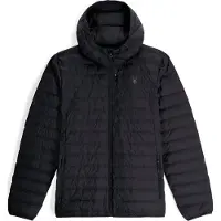 Spyder - Doudoune de ski chaude - Zenith Hooded Down Jacket Black pour Homme - Taille M - Noir