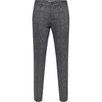 Only & Sons Pantalon chino 'Mark' gris / noir chiné