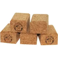 Corvus Lot de 5 blocs à poncer marron clair