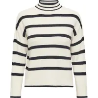 ONLY Pull-over 'ONLIbi' beige / noir
