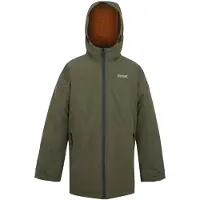 Regatta - Veste imperméable "Farbank II" pour enfants RG12223 (140) (Noir)