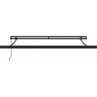 vidaXL Store extensible rouge et noir 350 x 250 cm