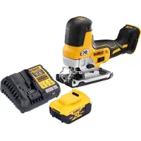 DeWalt DCS 335 P1 Scie sauteuse sans fil 18 V 135 mm Brushless + 1x batterie 5,0 Ah + chargeur