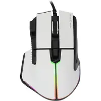 White Shark Souris de jeu Manta, 12 000 ppp, blanc