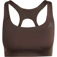 Adidas Soutien-gorge de sport 'Optime' brun foncé