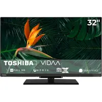 Toshiba Téléviseur 32LV3F63DA 32 pouces, Smart TV VIDAA Full HD HDR avec triple tuner, téléviseur LED (2026)