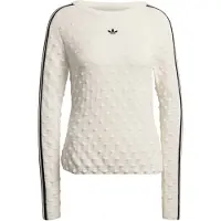 Adidas Pull-over 'SLIM SOLID SPIKE KNIT' noir / blanc