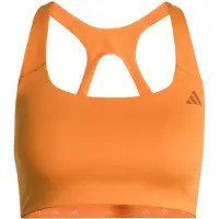 Adidas Optime Workout Medium Impact Sports Bra Orange 2XS Femme