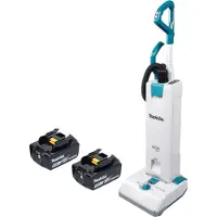 Makita Aspirateur sans fil DVC 560 T2 36 V (2x 18 V) 5 l Brushless + 2 batteries 5,0 Ah - sans chargeur
