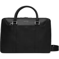 GUESS HMPATUP5238BLA PARMA : Étui de documents pour homme, couleur noire, avec poignées, taille unique