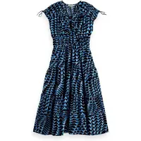 Scotch & Soda Ufu00616t Sleeveless Dress Bleu 36 Femme