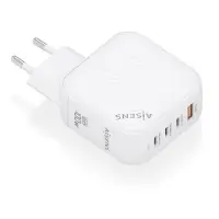 Aisens Chargeur gan de wall asch-100w4p028-w/ 3xusb typ-c/ 1x usb/ 100w