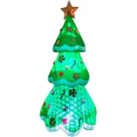 Koopman Mini Sapin Gonflable Noël Décoration Festive Compacte Et Lumineuse - Basic & Co