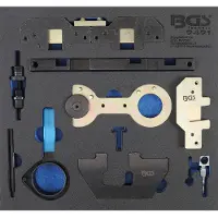 Bgs Garniture de servante d'atelier 2/3 : Jeu d'outils de réglage de moteur pour BMW M40 / M44 / M50 / M52 / M54 / M56 - 9491