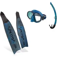 Spetton Elite4 Fx30 Snorkeling Set Bleu EU 36-38