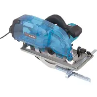Makita 5017 RKB Scie circulaire électrique professionnelle, 1400 watts, profondeur de coupe 66 mm, aspiration des poussières