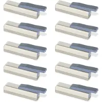 Emuca Lot de 10 pistons amortisseurs Mildy pour portes