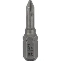 Bosch Accesorios Ph1 C 25 Mm Screwdriver Cross-shaped Bit 25 Units Argenté