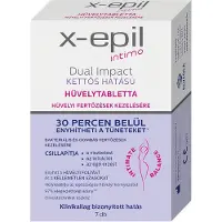 X-Epil Intimo Dual Impact - comprimé vaginal double action - 7 pièces