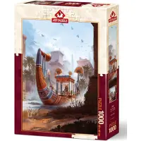 Art puzzle Puzzle Péniche Pharaonique - 1000 pièces