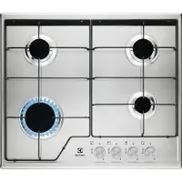 Electrolux Table de cuisson à gaz 60cm 4 feux - - KGS6424SX - série 600