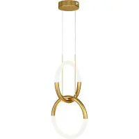 Maytoni Node LED Suspension, lampe à suspendre 2x 18W couleur or 90Ra blanc chaud (600 lm)