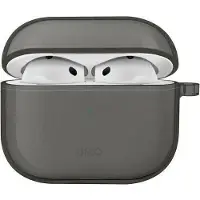 Uniq Étui Glase pour AirPods 4 fumé