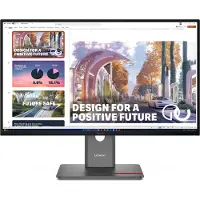 Lenovo TS/ThinkVision P27qd-40 Monitor (2560 x 1440 pixels, 27"), Moniteur, Noir